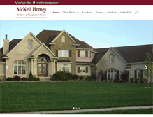 Tablet Screenshot of buildmcneilhomes.com